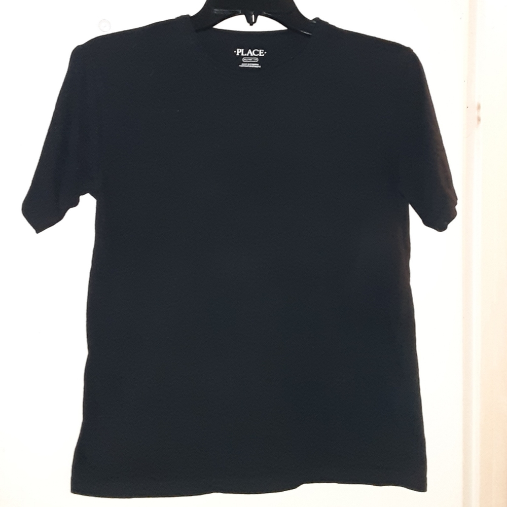 Boys Children's Place black tshirt XL/14 EUC